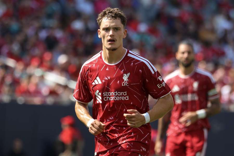 Florian Wirtz im Trikot vom FC Liverpool Florian Wirtz im Trikot vom FC Liverpool