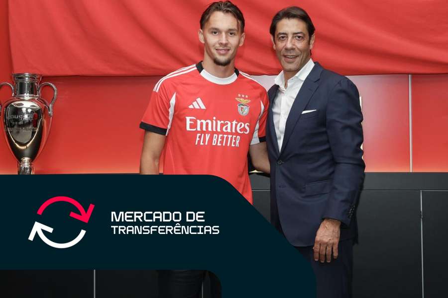 Dedic oficializado no Benfica