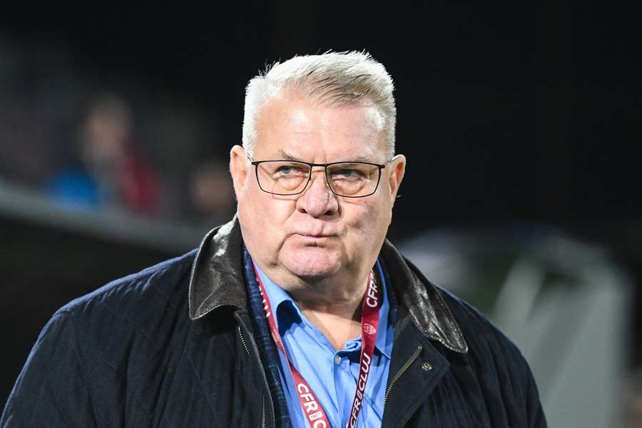 Președintele lui CFR Cluj, Iuliu Mureșan Președintele lui CFR Cluj, Iuliu Mureșan