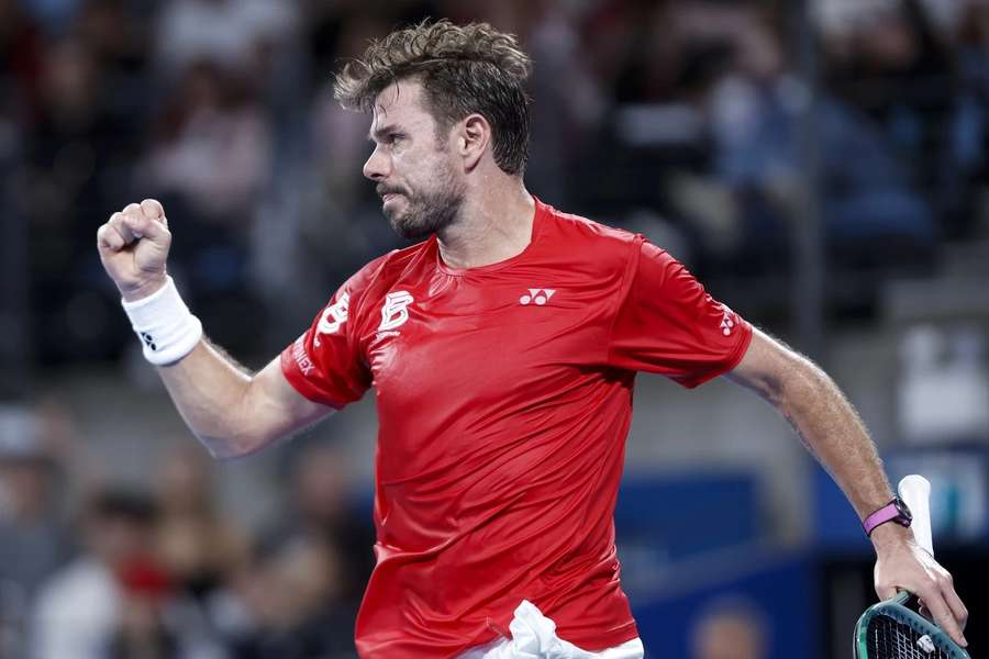 Stan Wawrinka počas United Cupu.