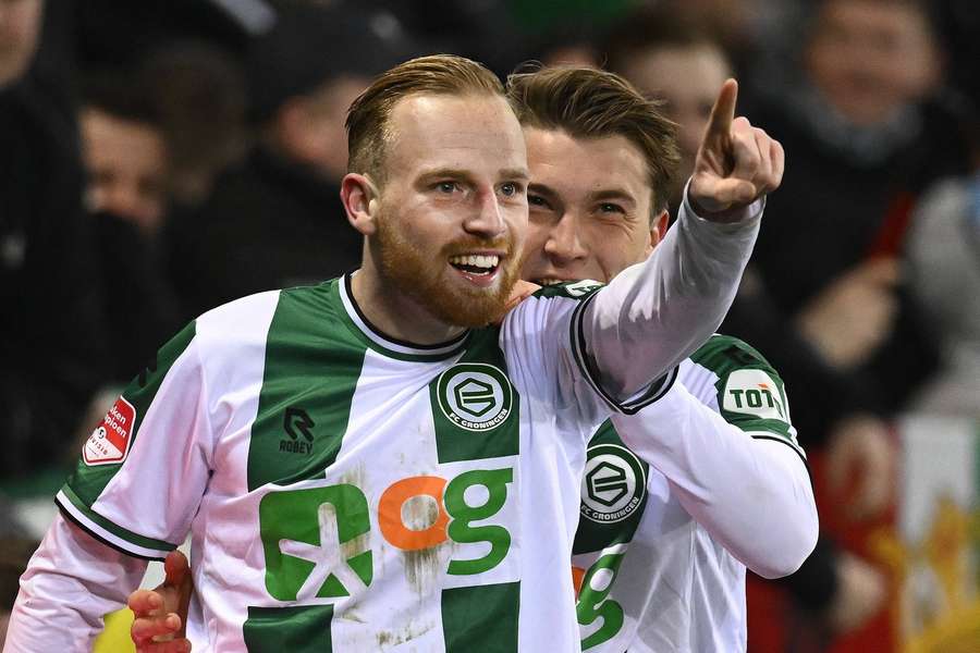 Romano Postema is clubtopscorer van FC Groningen met 12 doelpunten