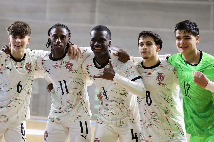 Seleção sub-19 de Portugal goleou a Bielorrússia