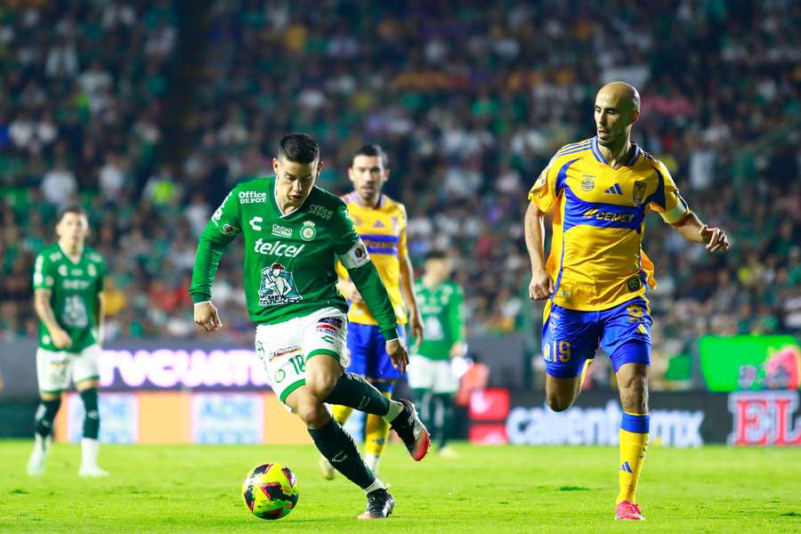 James, durante el partido frente a Tigres.