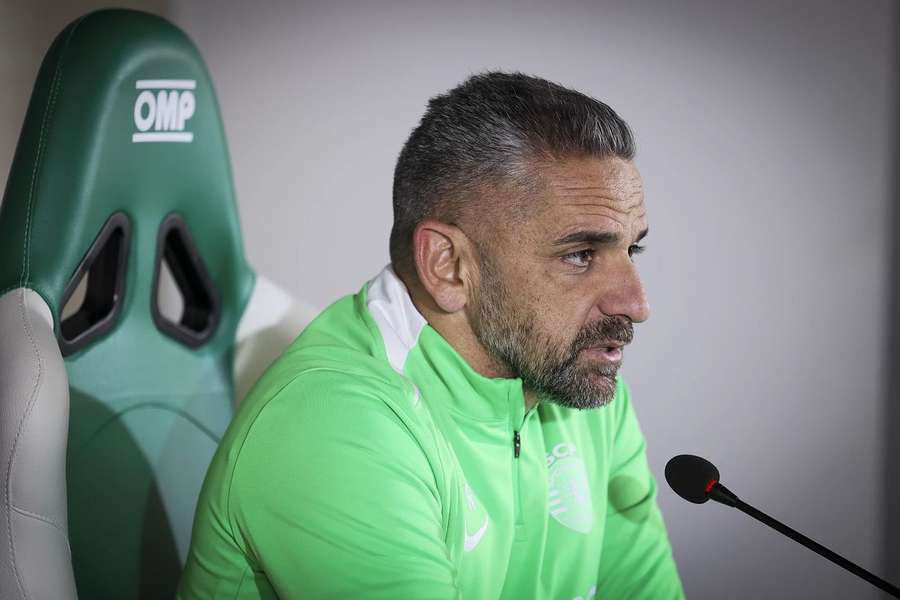 Rui Borges, treinador do Sporting