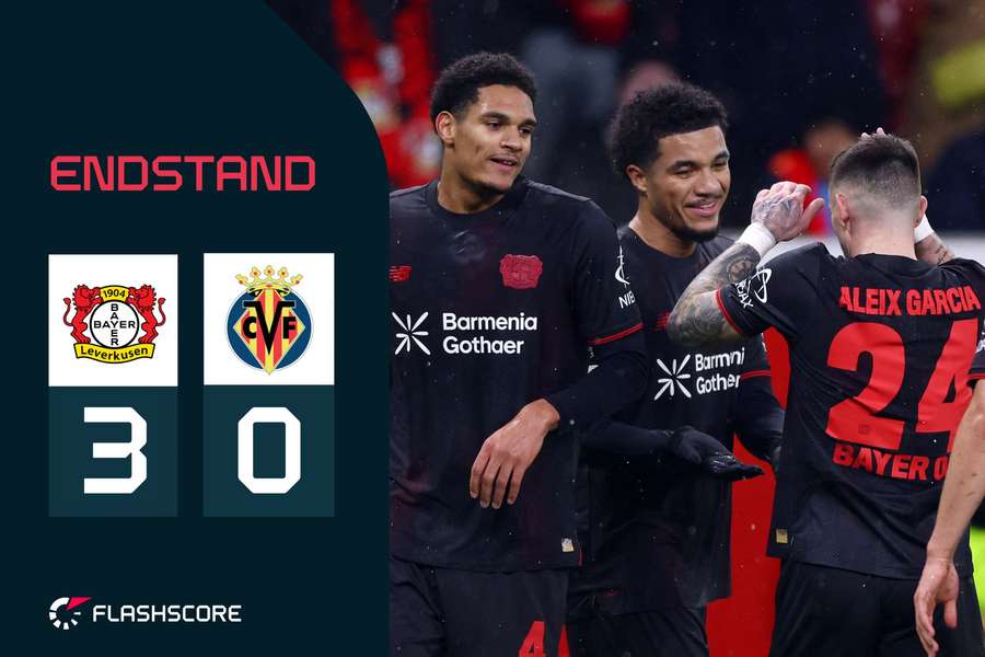 Quansah und Garcia bejubeln Tillman. Quansah und Garcia bejubeln Tillman.