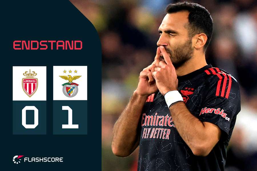 Vangelis Pavlidis bringt Benfica einen Auswärtssieg in Monaco.