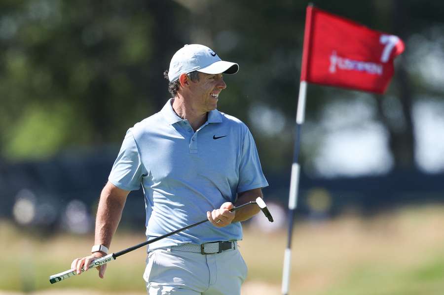 Rory McIlroy, pictured during a practice round ahead of the US Open last month Rory McIlroy, pictured during a practice round ahead of the US Open last month