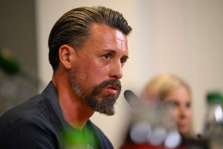 Sandro Wagner bei seiner Vorstellung am Montag.