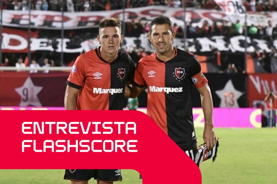 Alexis Rodriguez com o seu primo, Maxi Rodriguez