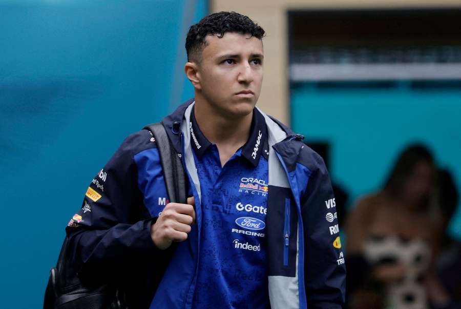 Isack Hadjar will start at the back of the grid on Sunday