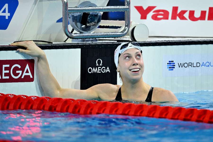 Gretchen Walsh ce vendredi à Budapest.