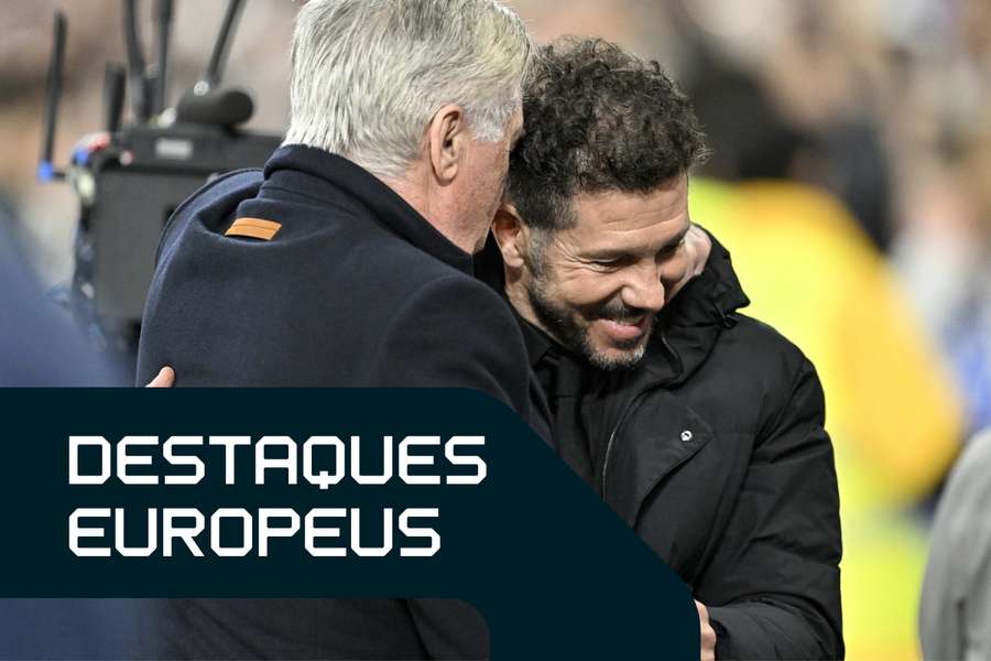Ancelotti e Simeone enfrentam-se