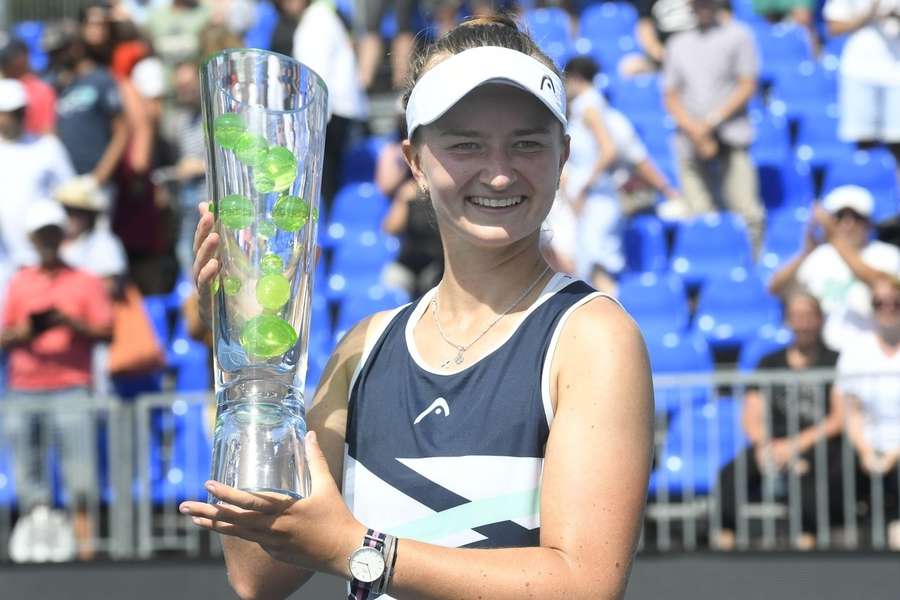 Barbora Krejčíková ovládla pražský turnaj v roce 2021. Barbora Krejčíková ovládla pražský turnaj v roce 2021.