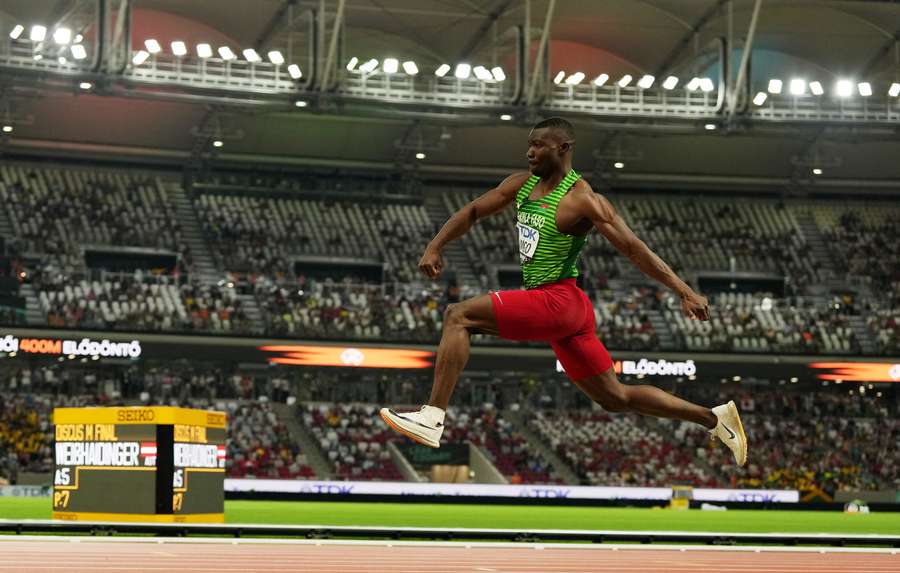 Hughes Fabrice Zango in full flight