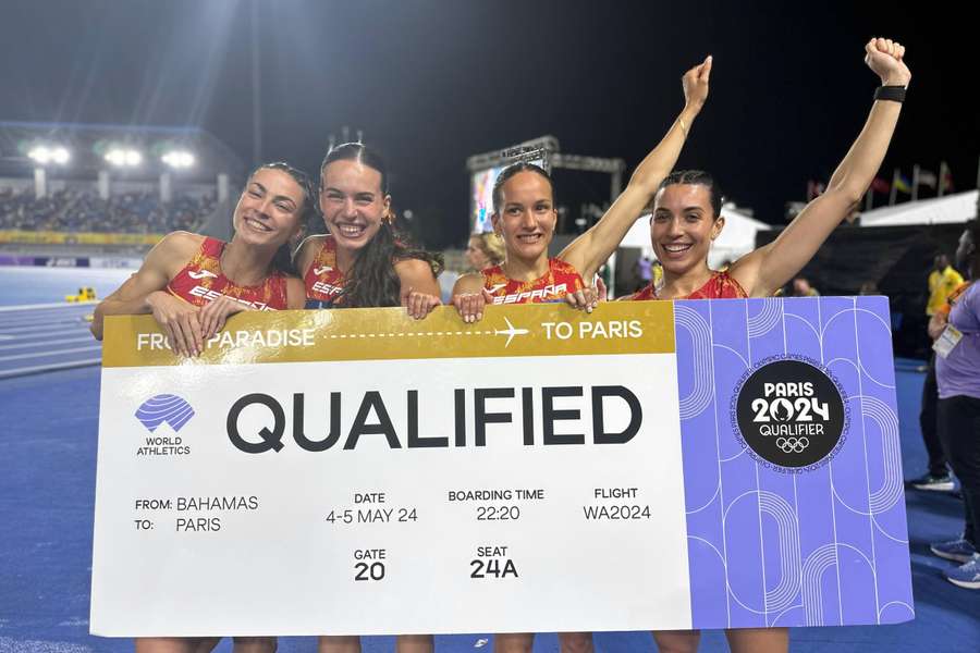Equipo de 4x400 femenino