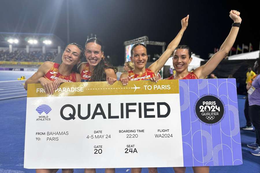 Equipo de 4x400 femenino