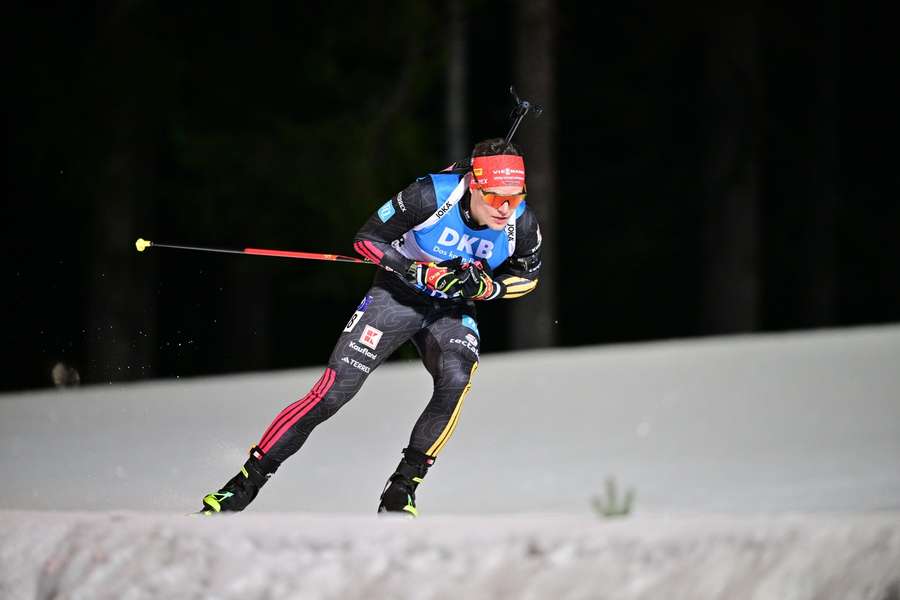 Philipp Horn beim Biathlon-Weltcup in Östersund