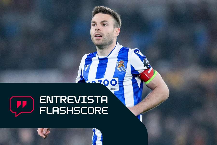 Illarramendi, durante un partido con la Real Sociedad.