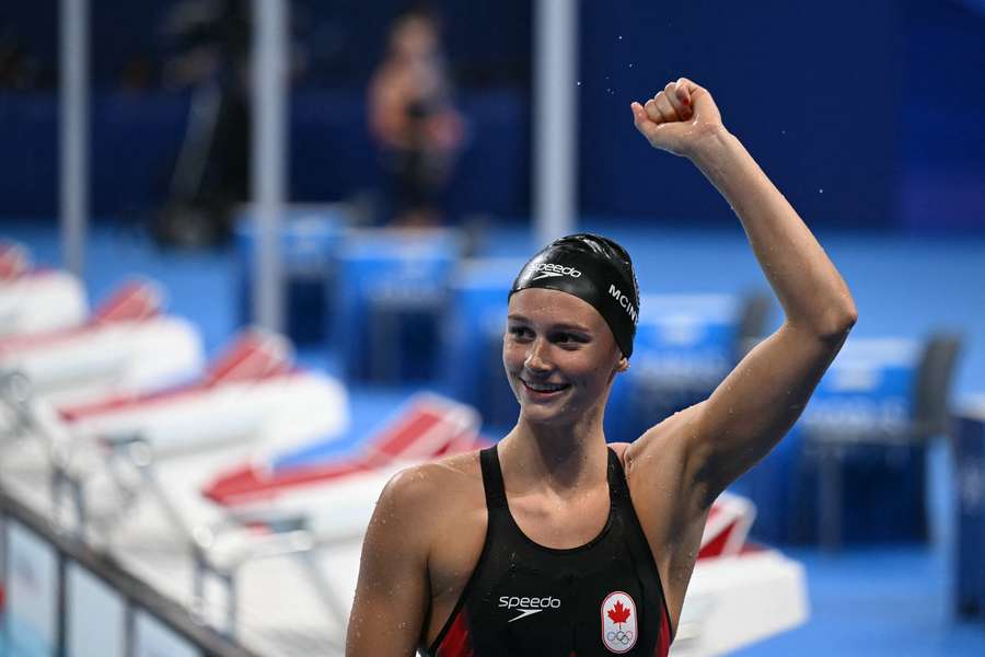 Canada's McIntosh wins third Olympic gold with 200m individual medley