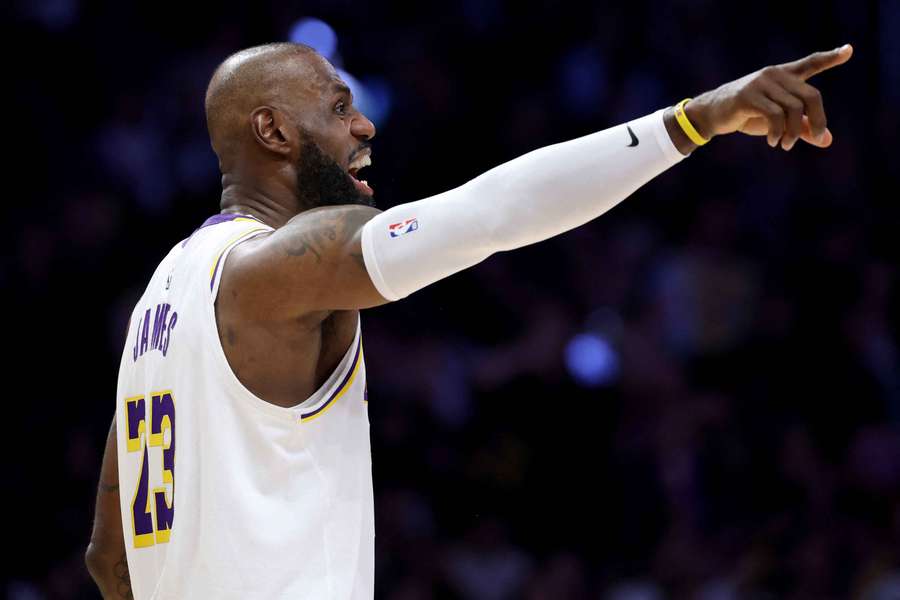 LeBron James face au Jazz le 12 avril.