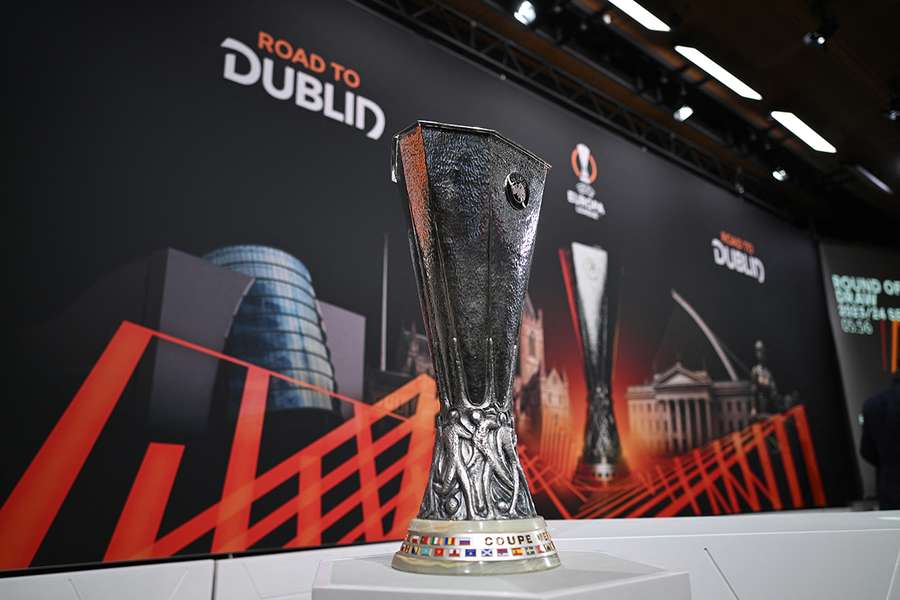 The Europa League trophy