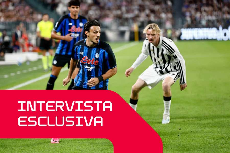 Eljif Elmas in azione con l'Atalanta contro la Juventus Eljif Elmas in azione con l'Atalanta contro la Juventus