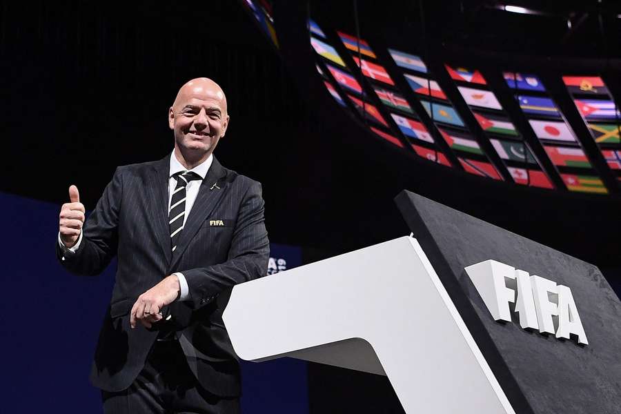 Obecny prezydent FIFA Gianni Infantino.