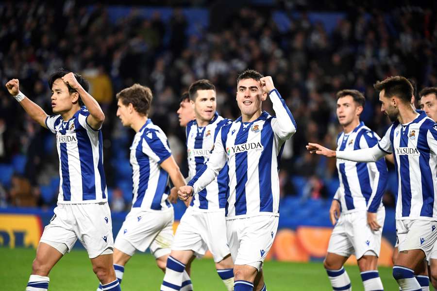 Real Sociedad opening goal