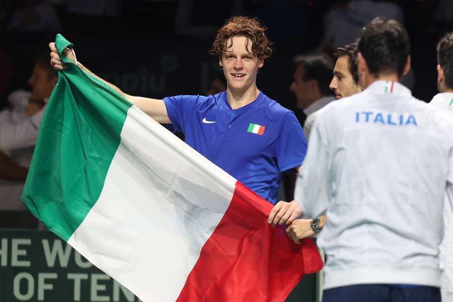 Jannik Sinner foi o herói de Itália na Taça Davis