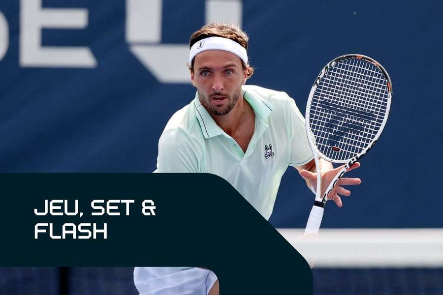 Rinderknech à l'US Open. Rinderknech à l'US Open.
