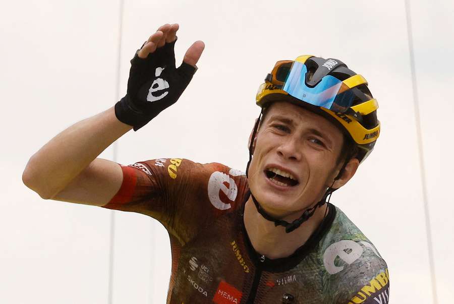 Vingegaard wins Tour stage 11 to take yellow as Pogacar cracks after explosive Alps stage