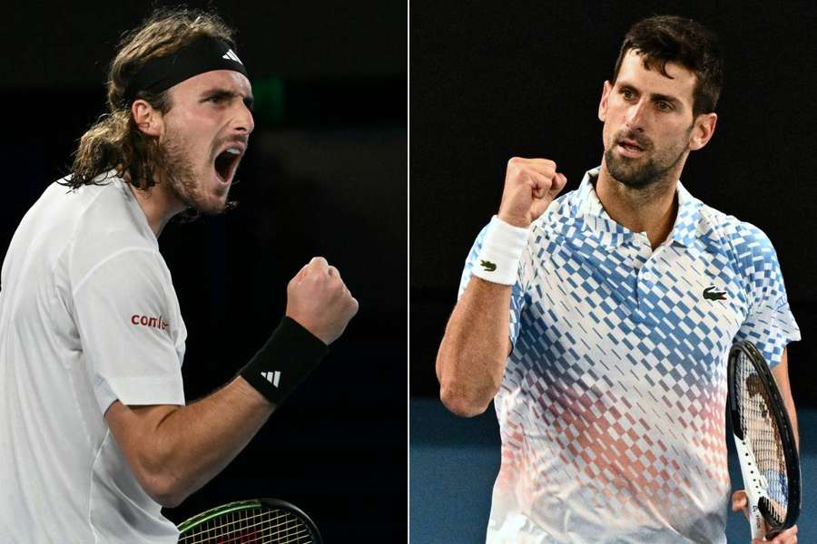 Tsitsipas e Djokovic prontos para batalha de alta tensão em Melbourne Park