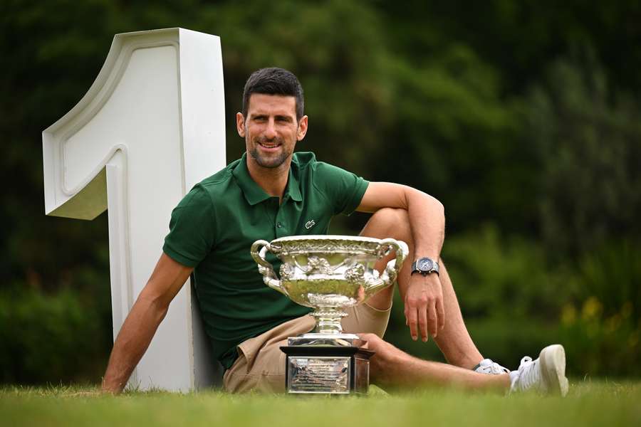 Djokovic won zondag de finale van het Australian Open