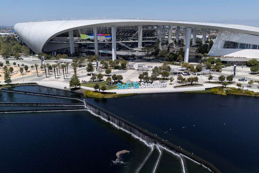 Stadion SoFi w Los Angeles przygotowujący się do MŚ FIFA 2026. Inglewood w Kalifornii (USA), 11 maja 2026 r. Stadion SoFi w Los Angeles przygotowujący się do MŚ FIFA 2026. Inglewood w Kalifornii (USA), 11 maja 2026 r.