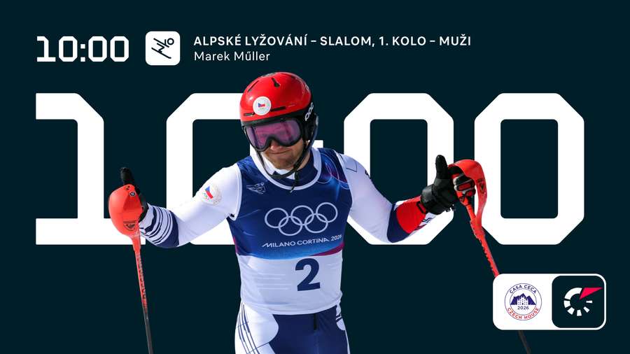 Marek Müller pojede v pondělí slalom.