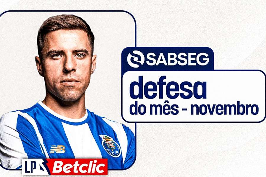 Bednarek, defesa do mês de novembro