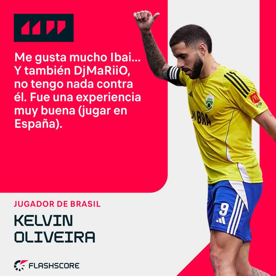 Kelvin Oliveira sobre su experiencia con Porcinos.