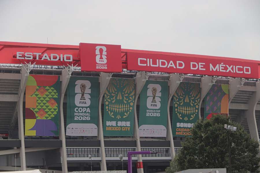 Das Aztekenstadion ist Ort von Massenprotesten. Das Aztekenstadion ist Ort von Massenprotesten.