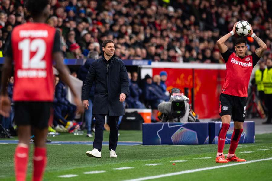 Xabi Alonso, en un partido de Champions