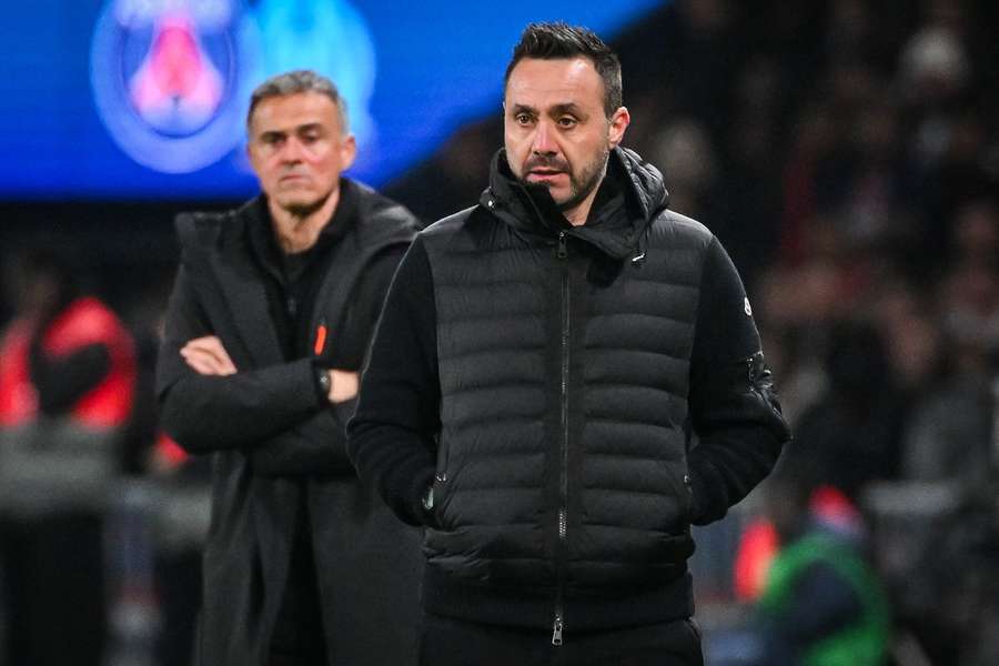 Roberto De Zerbi, during his time as manager of Marseille Roberto De Zerbi, during his time as manager of Marseille