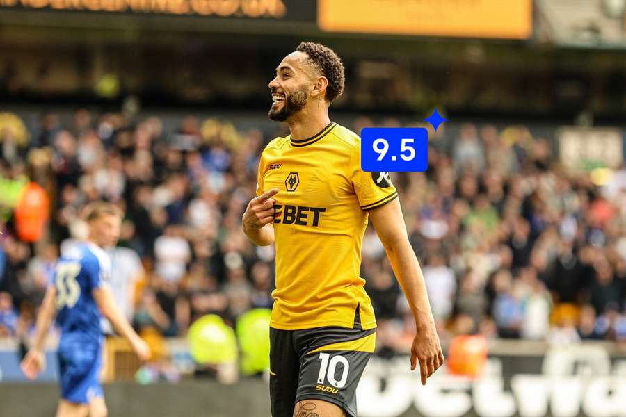 Cunha celebra una nueva victoria de los Wolves