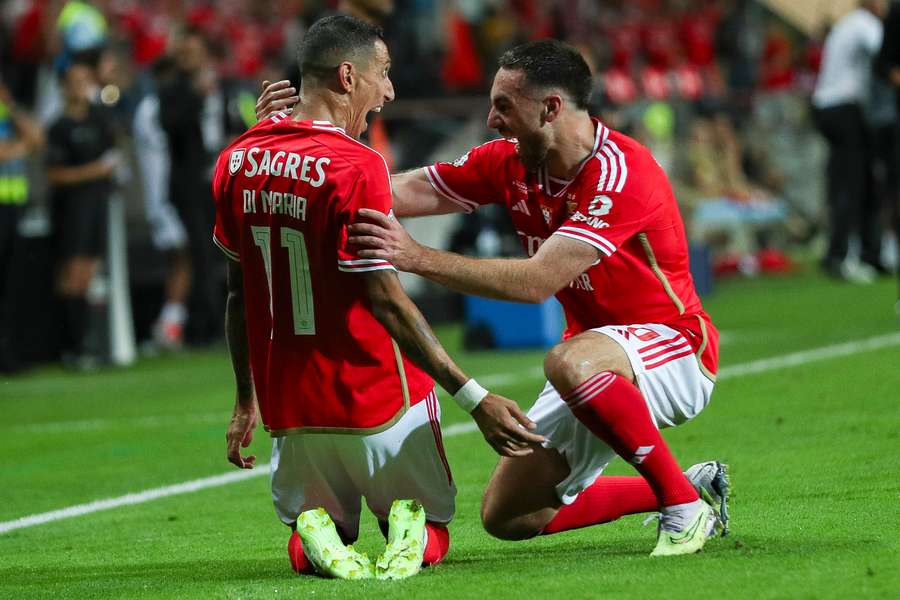 Ángel Di María já decidiu a primeira final em retorno ao Benfica