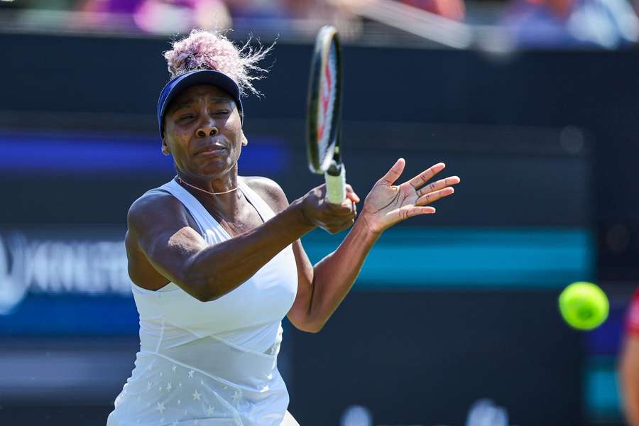 Venus Williams was vorige week nog actief in Rosmalen