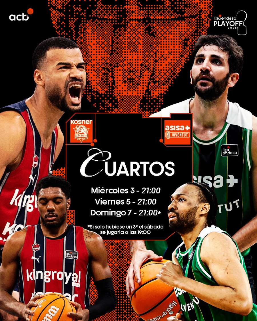 Cruce de cuartos de final: Baskonia-Joventut Cruce de cuartos de final: Baskonia-Joventut