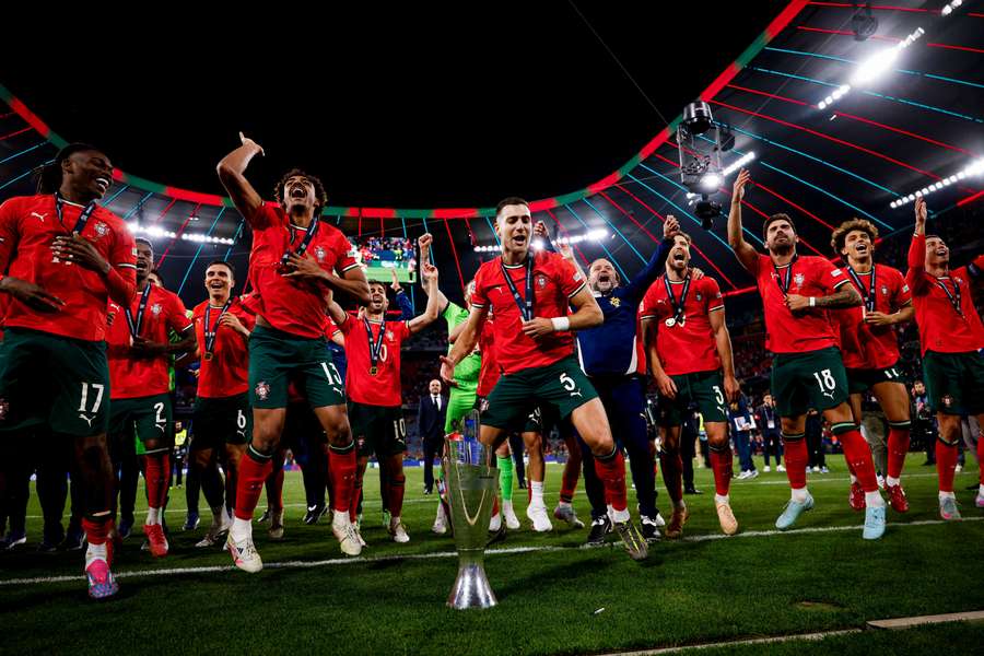 Portugal celebra conquista da Liga das Nações