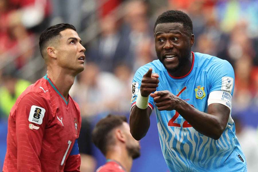 Kapitäne unter sich: Cristiano Ronaldo und Chancel Mbemba Kapitäne unter sich: Cristiano Ronaldo und Chancel Mbemba