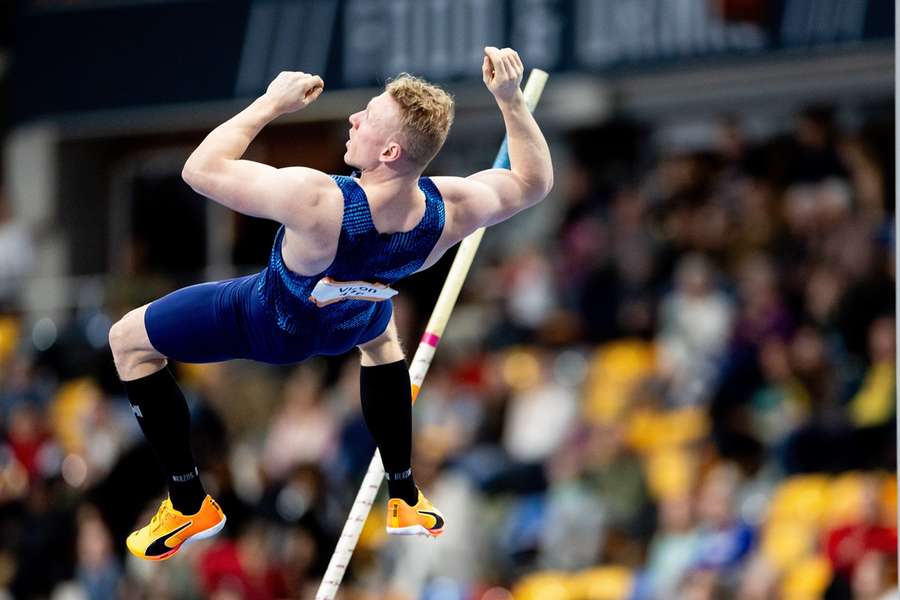 Menno Vloon in actie in Apeldoorn