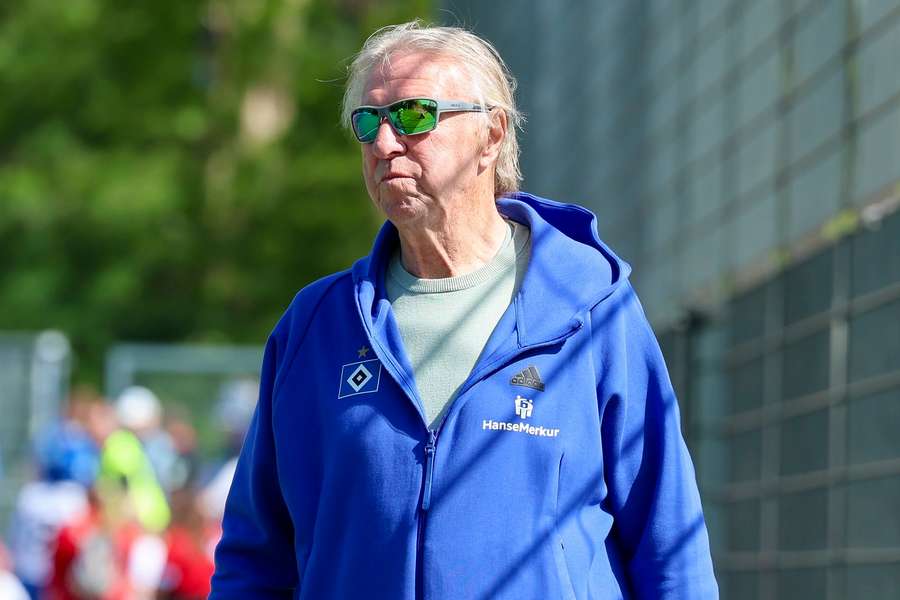 Horst Hrubesch gewohnt lässig