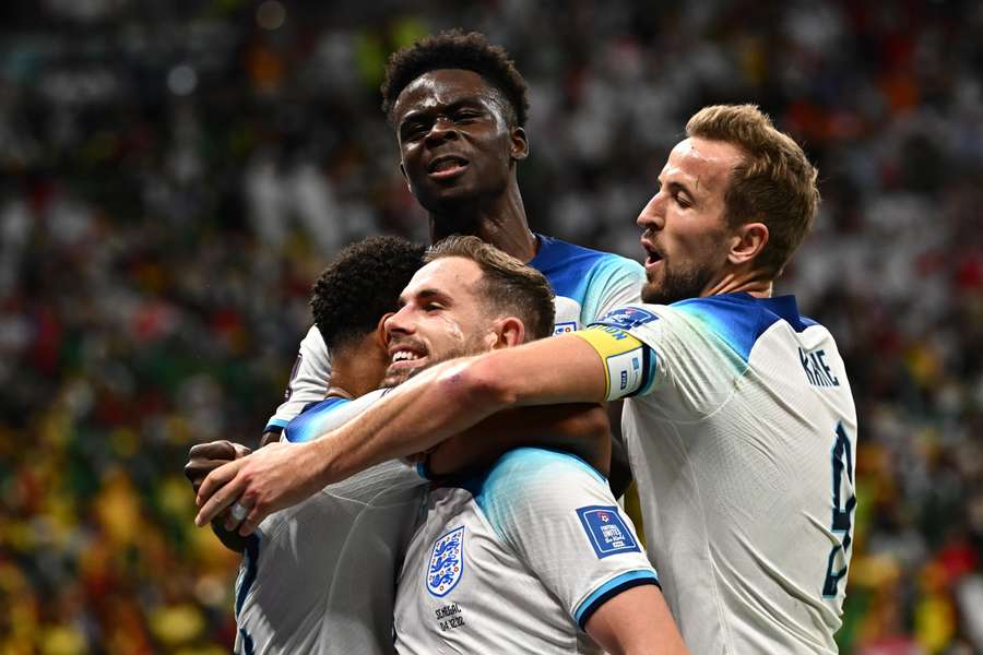 The Three Lions slowly asserted themselves as they saw plenty of the ball 