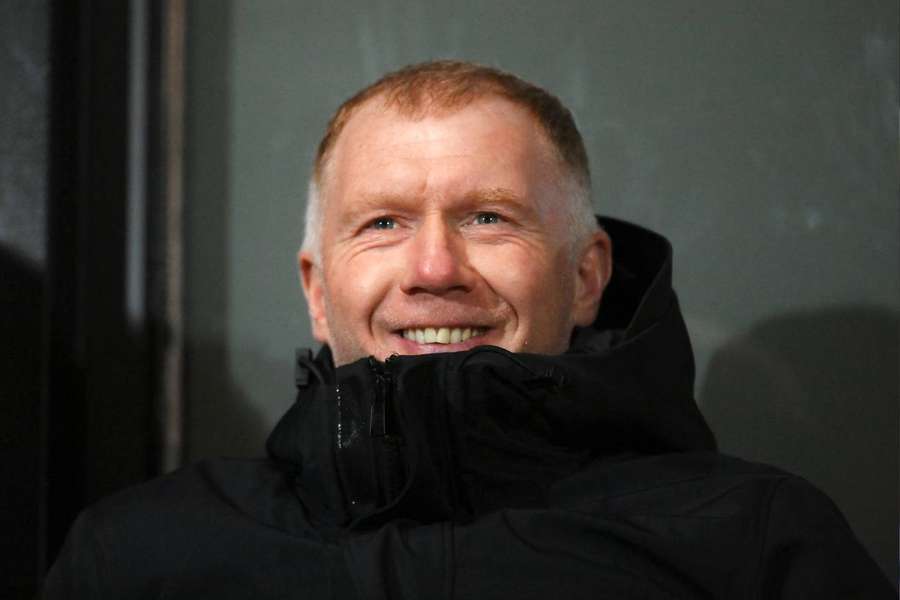 Scholes, leyenda del Manchester United